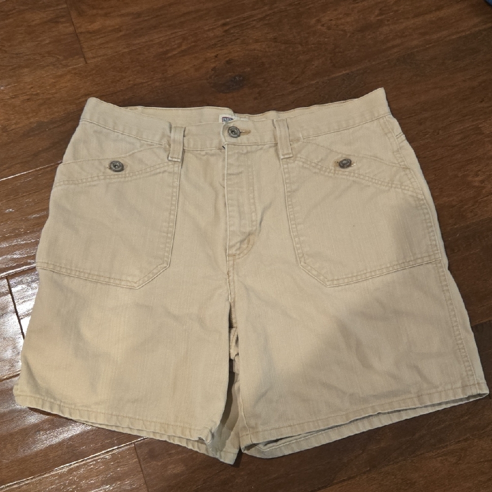 Faded Glory Tan Jean Shorts Size 12